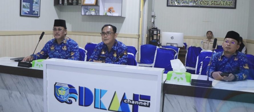 PEMKAB OKU SELATAN IKUTI RAKOR LANGKAH KONKRET PENGENDALIAN INFLASI DAERAH.