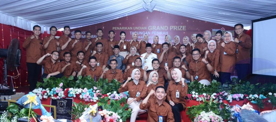 WAKIL BUPATI OKU SELATAN H. SHOLEHIEN ABUASIR, HADIRI UNDIAN TABUNGAN PESIRAH PERIODE 2023 BANK SUMSEL BABEL CABANG MUARADUA.