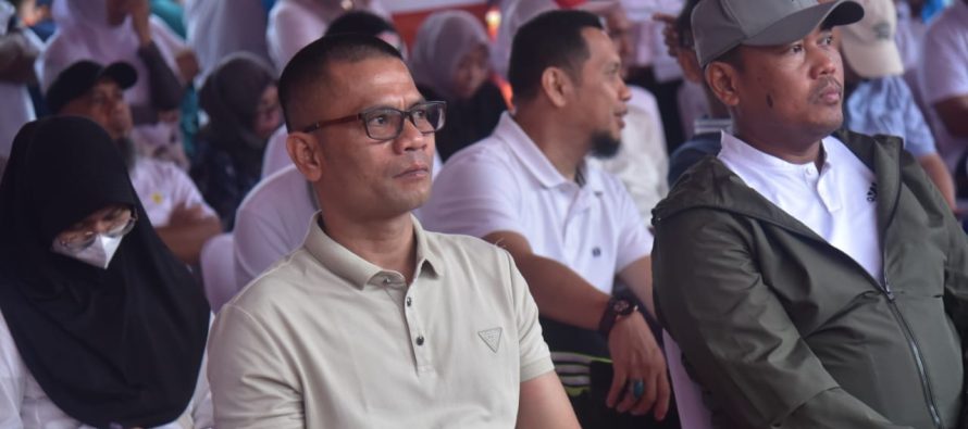 SEKDA OKU SELATAN HADIRI LAUNCHING PROGRAM GSMP GOES TO SCHOOL DAN GSMP GOES TO OFFICE