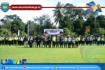 BUPATI OKU SELATAN  HADIRI APEL PERGESERAN PASUKAN PENGAMANAN TEMPAT PEMUNGUTAN SUARA  PEMILIHAN UMUM 14 FEBRUARI  2024 OPERASI MANTAP BRATA MUSI 2024