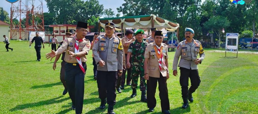 ASISTEN III SETDA OKU SELATAN HADIRI PEMBUKAAN PERKEMAHAN SAKA BHAYANGKARA CABANG OKU SELATAN
