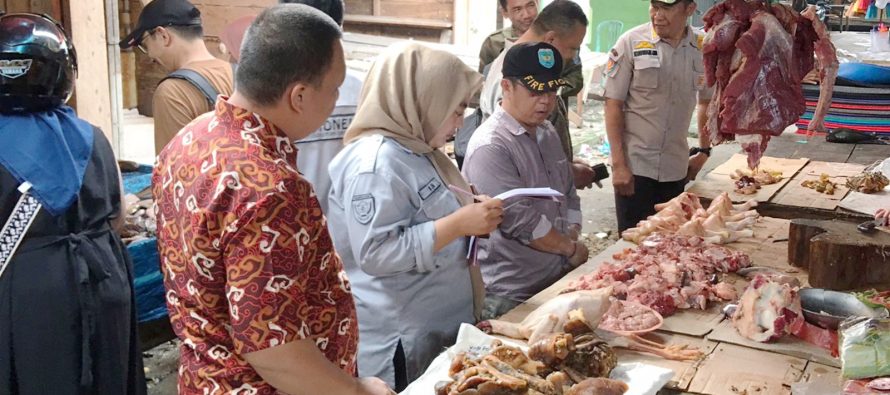 PASTIKAN DAN STOK HARGA SEMBAKO JELANG RAMADHAN AMAN, TPID OKU SELATAN SIDAK PASAR SAKA SELABUNG