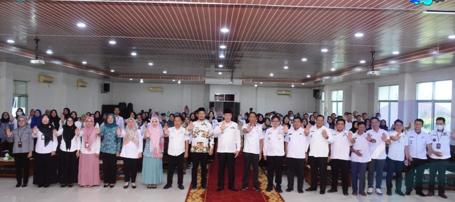 WAKIL BUPATI OKU SELATAN PIMPIN RAPAT KOORDINASI PERCEPATAN PENURUNAN STUNTING DI DAERAH KABUPATEN OKU SELATAN TAHUN 2024.
