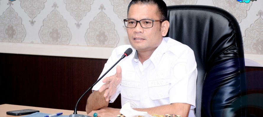 SEKDA OKU SELATAN PIMPIN RAPAT PERSIAPAN BLUD PUSKESMAS DI KABUPATEN OKU SELATAN.