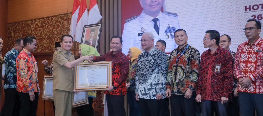 PEMKAB OKU SELATAN BERHASIL MERAIH PENGHARGAAN JUARA 3 TERBAIK PARITRANA AWARD TAHUN 2023.