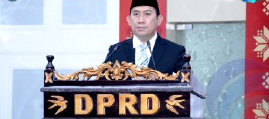 BUPATO POPO ALI MARTOPO HADIRI PENUTUPAN RAPAT PARIPURNA DPRD KABUPATEN OKU SELATAN.