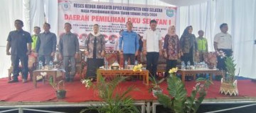 DPRD KABUPATEN OKU SELATAN LAKSANAKAN RESES KEDUA DI DAERAH PEMILIHAN I, MASA PERSIDANGAN KEDUA TAHUN 2023/224.