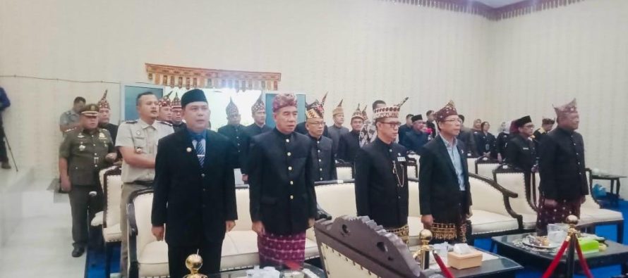PEMKAB OKU SELATAN HADIRI PARIPURNA ISTIMEWA DPRD, DALAM RANGKA HUT KE XI KABUPATEN PESISIR BARAT TAHUN 2024.