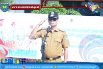 SEKDA PEMKAB OKU SELATAN M. RAHMATULLAH PIMPIN APEL GERAKAN OPERASI EKSEKUSI SERENTAK ( GOES’R) DI KABUPATEN OKU SELATAN.