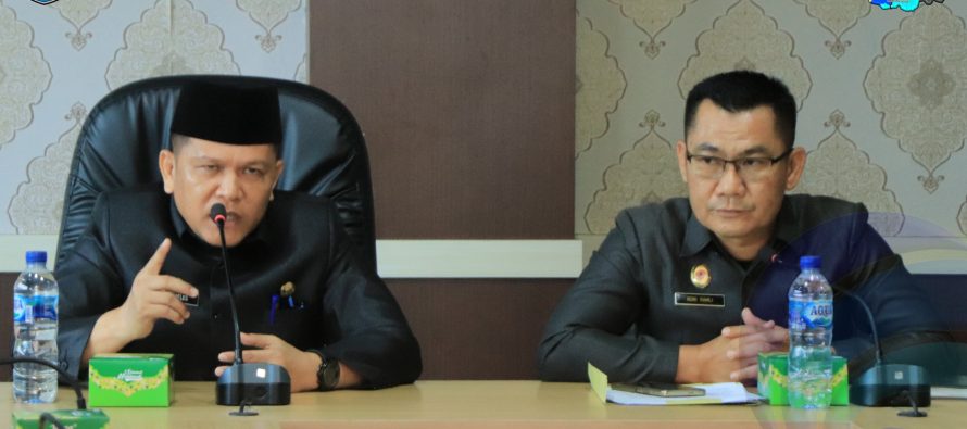 UPAYA MITIGASI PASCA BENCANA, PEMKAB OKU SELATAN GELAR RAPAT PASCA BANJIR DI WILAYAH KABUPATEN OKU SELATAN