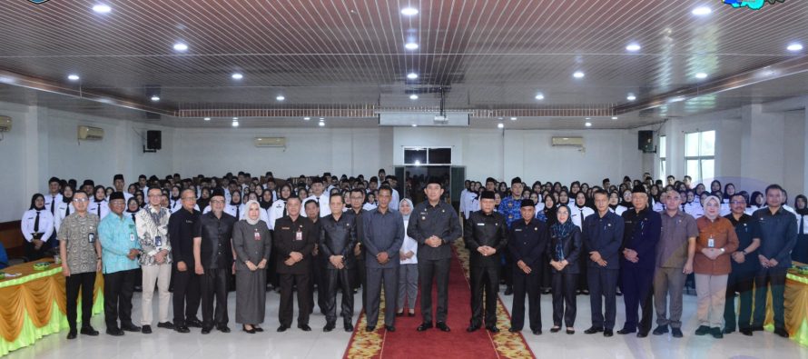 BUPATI POPO ALI MARTOPO, RESMI MELANTIK DAN MENGAMBIL SUMPAH JABATAN CPNS, PPPK DAN JABATAN FUNGSIONAL DI LINGKUNGAN PEMERIMTAH KABUPATEN OKU SELATAN TAHUN 2024.