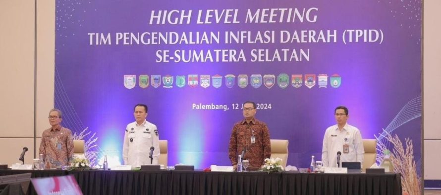 PEMKAB OKU SELATAN HADIRI RAKOR HLM TPID SE- SUMATERA SELATAN TAHUN 2024