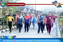 POLRES OKU SELATAN GELAR OLAHRAGA BERSAMA DALAM RANGKA MENYEMARAKAN HUT BHAYANGKARA KE- 78 TAHUN.