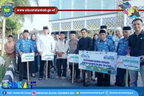 WAKIL BUPATI OKU SELATAN LAKSANAKAN PENYERAHAN HEWAN QURBAN DALAM RANGKA GERAKAN QURBAN SERENTAK SE-SUMSEL (SECARA VIRTUAL) BERSAMA PJ. GUBERNUR SUMSEL