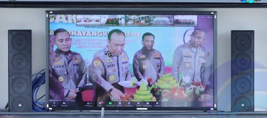 PEMKAB OKU SELATAN APRESIASI PENANAMAN POHON YANG DILAKUKAN JAJARAN KEPOLISIAN REPUBLIK INDONESIA DALAM RANGKA HUT BHAYANGKARA KE-78