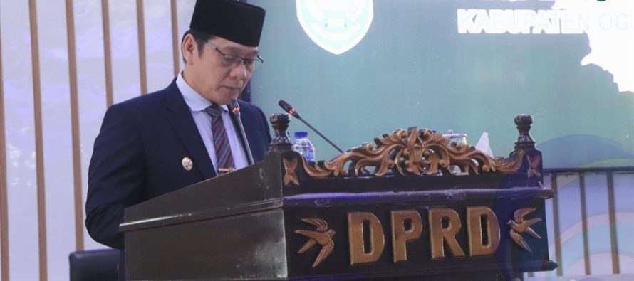 WAKIL BUPATI H SHOLEHIEN ABUASIR SAMPAIKAN TANGGAPAN TERHADAP PANDANGAN FRAKSI DPRD OKU SELATAN