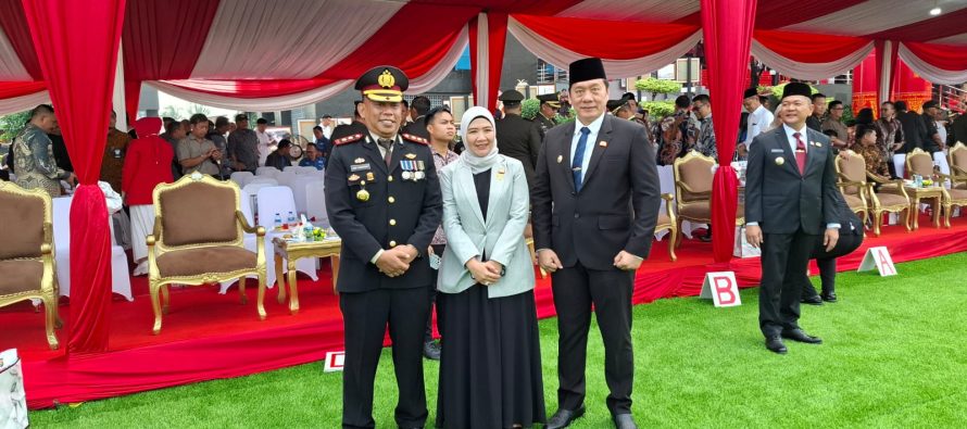 WAKIL BUPATI OKU SELATAN HADIRI UPACARA DAN SYUKURAN PERINGATAN HUT BHAYANGKARA KE-78 DI MAPOLDA SUMSEL