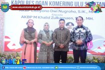 PISAH SAMBUT KAPOLRES OKU SELATAN DIWARNAI SUASANA PENUH KEAKRABAN