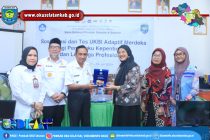 SISTEN III BIDANG ADMINISTRASI UMUM, MEMBUKA KEGIATAN SOSIALISASI DAN TES UKBI ADAFTIF PEMANGKU KEPENTINGAN DAN LEMBAGA PROFESIONAL DI KABUPATEN OKU SELATAN.