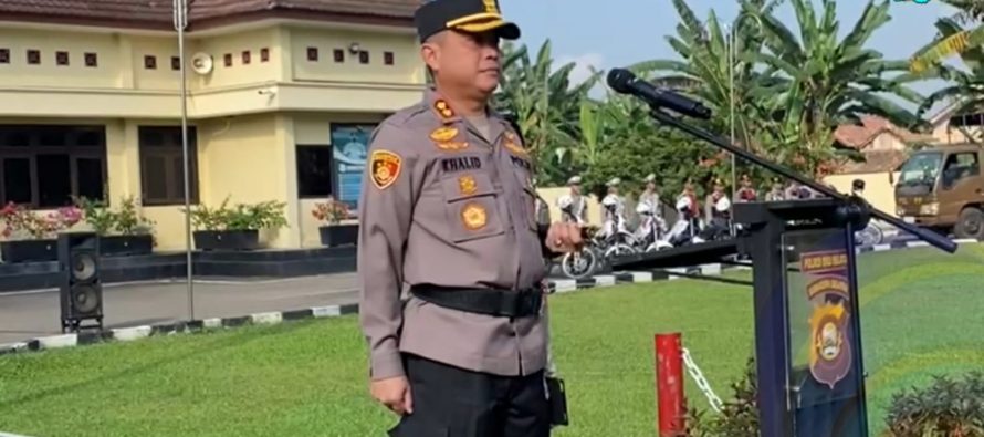 SEKDA KABUPATEN OKU SELATAN H. M RAHMATTULLAH, HADIRI APEL GELAR PASUKAN OPS MANTAP PRAJA MUSI TAHUN 2024 POLRES OKU SELATAN.
