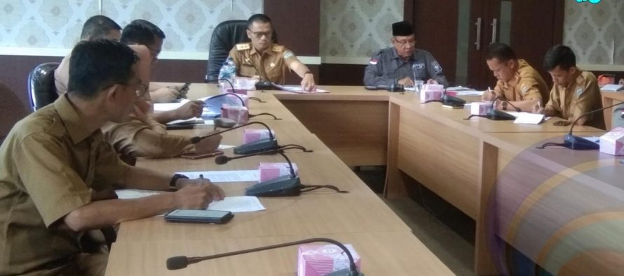 SEKDA PIMPIN RAPAT TINDAK LANJUT PEMBAHASAN OPTIMALISASI PELAYANAN PERSETUJUAN BANGUNAN GEDUNG (PBG)