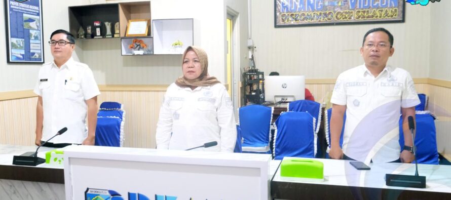 KEPALA DISKOMINFO KABUPATEN OKU SELATAN, IKUTI RAKOR SATU DATA PEMERINTAH DALAM NEGERI SECARA VIRTUAL.