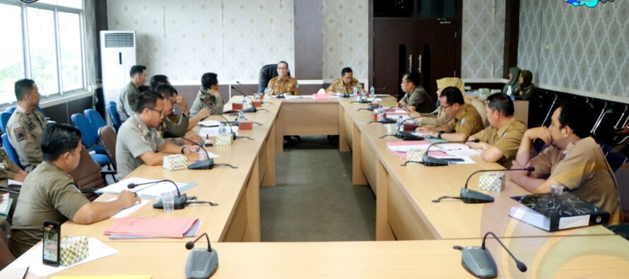 SEKDA PIMPIN RAPAT KOORDINASI USULAN KEBUTUHAN ASN SAT POL PP OKU SELATAN