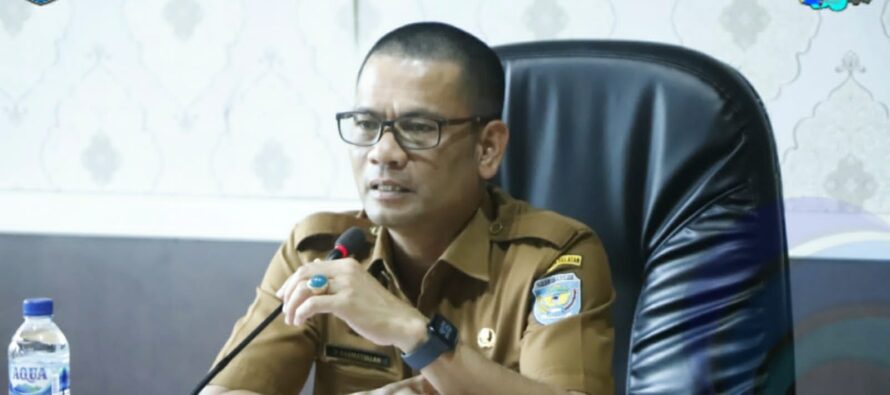 SEKRETARIS DAERAH PIMPIN RAPAT PEMBAHASAN RENCANA PERUBAHAN KEEMPAT ATAS PERATURAN KEPALA DAERAH OGAN KOMERING ULU SELATAN NOMOR 50 TAHUN 2023