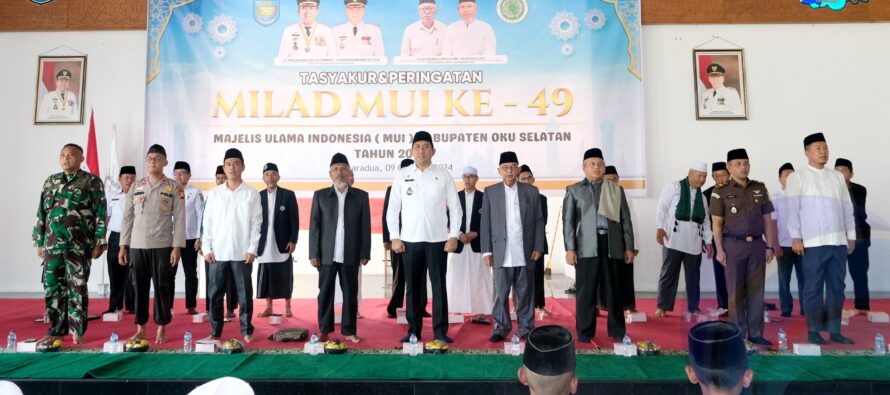 BUPATI POPO ALI HADIRI MILAD MUI KE-49 KABUPATEN OKU SELATAN