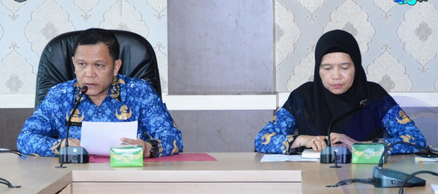 ASISTEN BIDANG PEMERINTAHAN DAN KESRA OKU SELATAN PIMPIN RAPAT PEMBAHASAN PENYUSUNAN PROGRAM PEMBENTUKAN PERATURAN DAERAH KABUPATEN OKU SELATAN TAHUN 2025