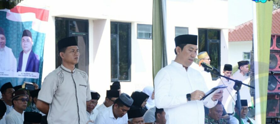 UPACARA PERINGATAN HARI SANTRI NASIONAL, BUPATI OKU SELATAN SAMPAIKAN AMANAT MENTERI AGAMA RI
