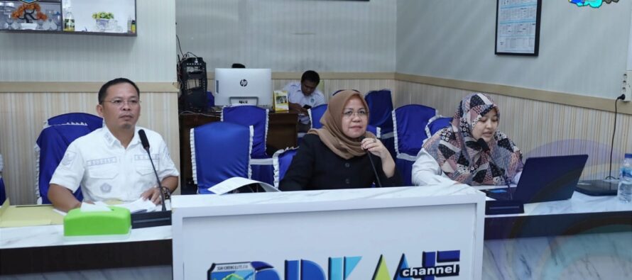 KEPALA DINAS KOMINFO OKU SELATAN MENGIKUTI PENILAIAN EVALUASI SPBE TAHUN 2024 SECARA VIRTUAL.