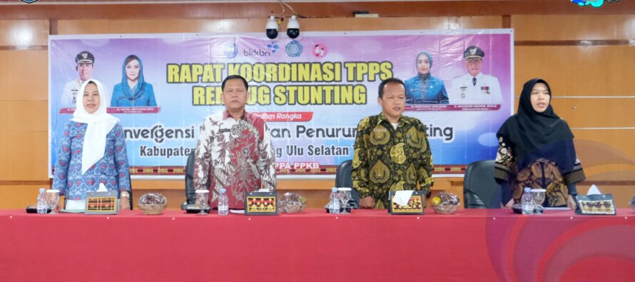 RAKOR PERCEPATAN PENURUNAN STUNTING DI KABUPATEN OKU SELATAN TAHUN 2024.