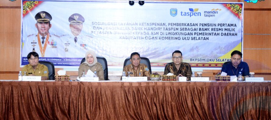 PEMKAB OKU SELATAN LAKSANAKAN SOSIALISASI PRA PENSIUN DI LINGKUNGAN PEMKAB OKU SELATAN BAGI PENSIUNAN BUP TAHUN ANGGARAN 2025.