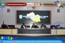 SEKRETARIS DAERAH OKU SELATAN H. M RAHMATTULLAH HADIRI RAPAT PARIPURNA DPRD KABUPATEN OKU SELATAN.