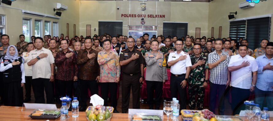 SEKDA OKU SELATAN H. M. RAHMATTULLAH HADIRI DEKLARASI DAMAI ELEMEN MASYARAKAT PILKADA SERENTAK TAHUN 2024 DI KABUPATEN OKU SELATAN.