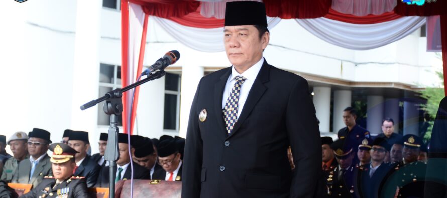 PEMKAB OKU SELATAN LAKSANAKAN UPACARA PERINGATAN HARI PAHLAWAN TAHUN 2024.