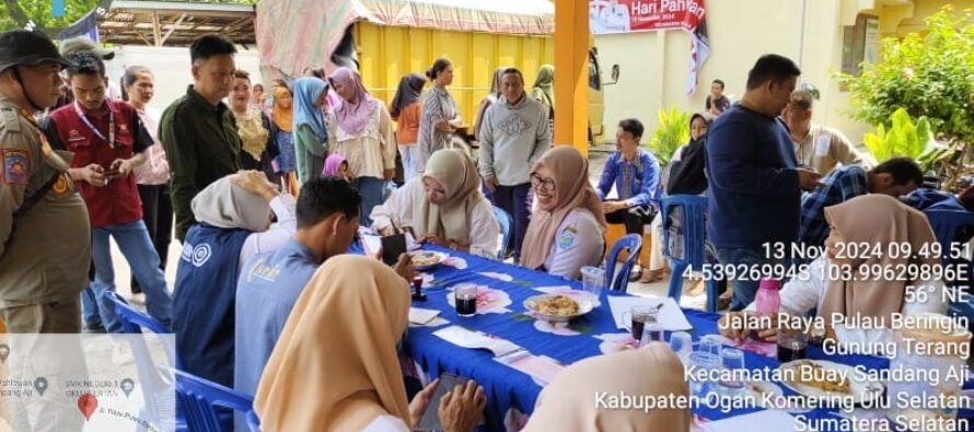 PEMERINTAH KABUPATEN OKU SELATAN GELAR PASAR MURAH DI KECAMATAN BUAY SANDANG AJI.