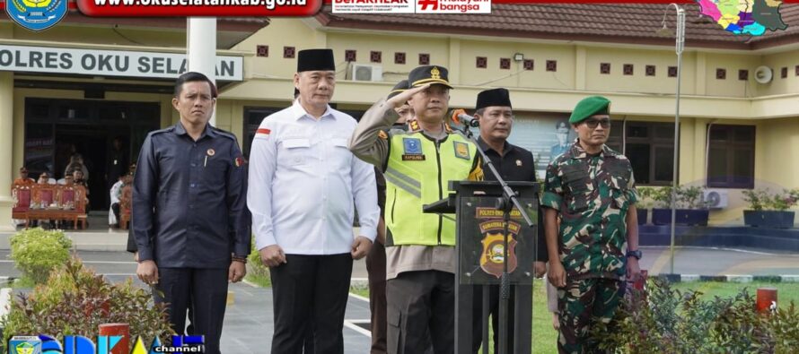 WAKIL BUPATI OKU SELATAN HADIRI APEL KESIAPAN PERGESERAN PASUKAN, PASTIKAN KEAMANAN TPS PILKADA TAHUN 2024 BERJALAN AMAN DAN KONDUSIF.