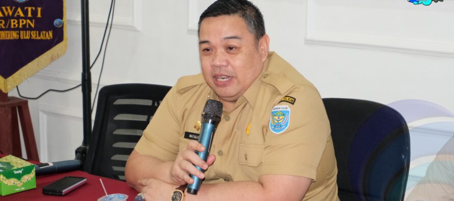 ASISTEN PEREKONOMIAN DAN PEMBANGUNAN SETDA KABUPATEN OKU SELATAN HADIRI SIDANG GUGUS TUGAS REFORMA AGRARIA.