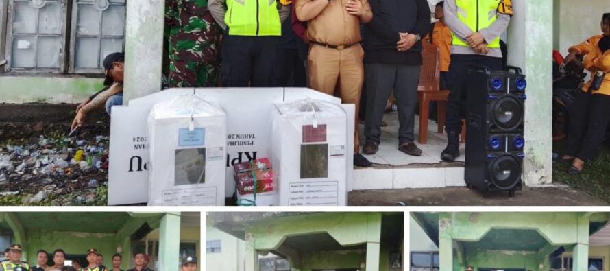 PENDISTRIBUSIAN LOGISTIK PILKADA SERENTAK TAHUN 2024 KE SELURUH TPS DI 19 KECAMATAN DI KABUPATEN OKU SELATAN.