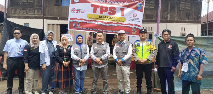 SUKSESKAN PILKADA SERENTAK TAHUN 2024, BUPATI HINGGA CAMAT MONITORING PEMUNGUTAN SUARA KE SETIAP WILAYAH DI OKU SELATAN.