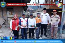 WAKIL BUPATI OKU SELATAN TINJAU LOKASI KEBAKARAN YANG TERJADI DI KECAMATAN SINDANG DANAU OKU SELATAN.