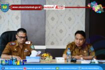 SEKDA OKU SELATAN H. M. RAHMATTULLAH PIMPIN RAKOR TENTANG TATA KELOLA BLUD RSUD MUARADUA.