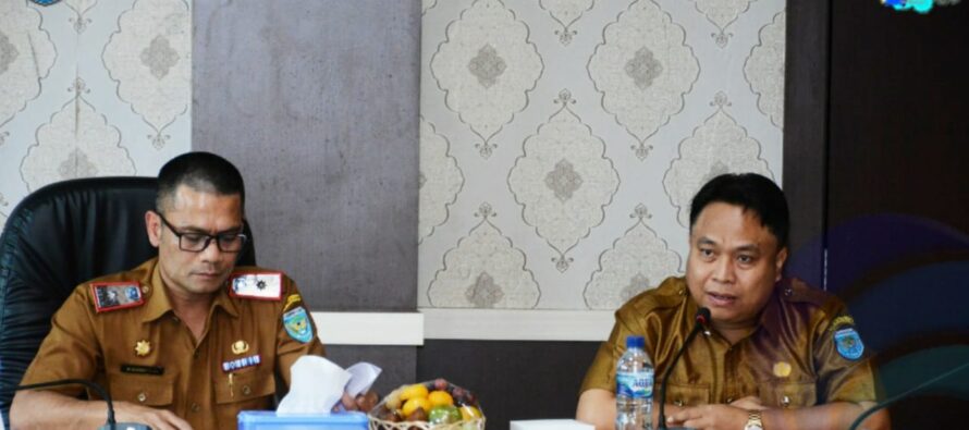 SEKDA OKU SELATAN H. M. RAHMATTULLAH PIMPIN RAKOR TENTANG TATA KELOLA BLUD RSUD MUARADUA.