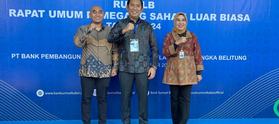BUPATI KABUPATEN OKU SELATAN POPO ALI MARTOPO HADIRI RUPS LUAR BIASA BANK SUMSEL BABEL.