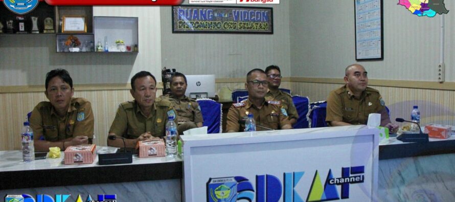 PEMKAB OKU SELATAN IKUTI PUNCAK PERINGATAN HARI ANTI KORUPSI SEDUNIA TAHUN 2024 SECARA DARING