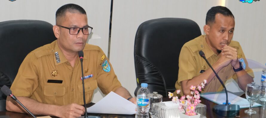 SEKRETARIS DAERAH PIMPIN RAPAT AWAL PERSIAPAN RANGKAIAN KEGIATAN PERINGATAN HUT KE-21 KABUPATEN OKU SELATAN