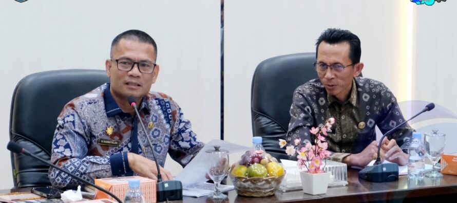 PEMKAB OKU SELATAN GELAR RAKOR DAN EVALUASI PENCAPAIAN TARGET PAJAK DAERAH DAN RETRIBUSI DAERAH KABUPATEN OKU SELATAN TAHUN 2024.