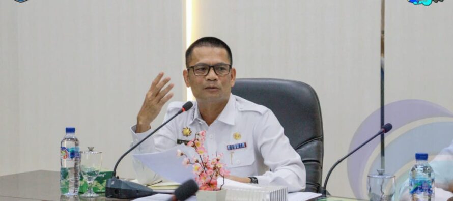 SEKDA OKU SELATAN PIMPIN RAPAT KOORDINASI PELAKSANAAN KABUPATEN SEHAT DI OKU SELATAN.